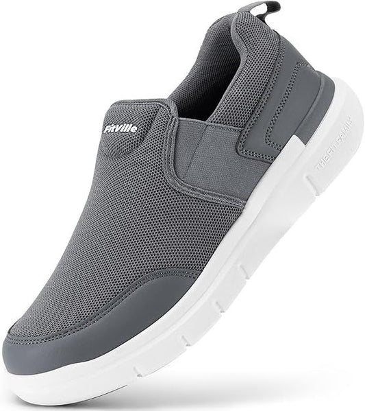 FITVILS MEN,S EXTRA WIDE SLIP ON WALKING SHOES